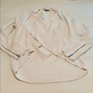 White Cardigan Sweater